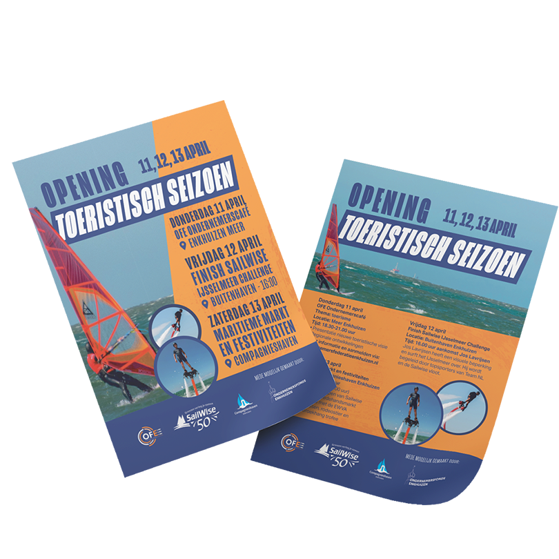 enkhuizen opening toeristisch seizoen flyer